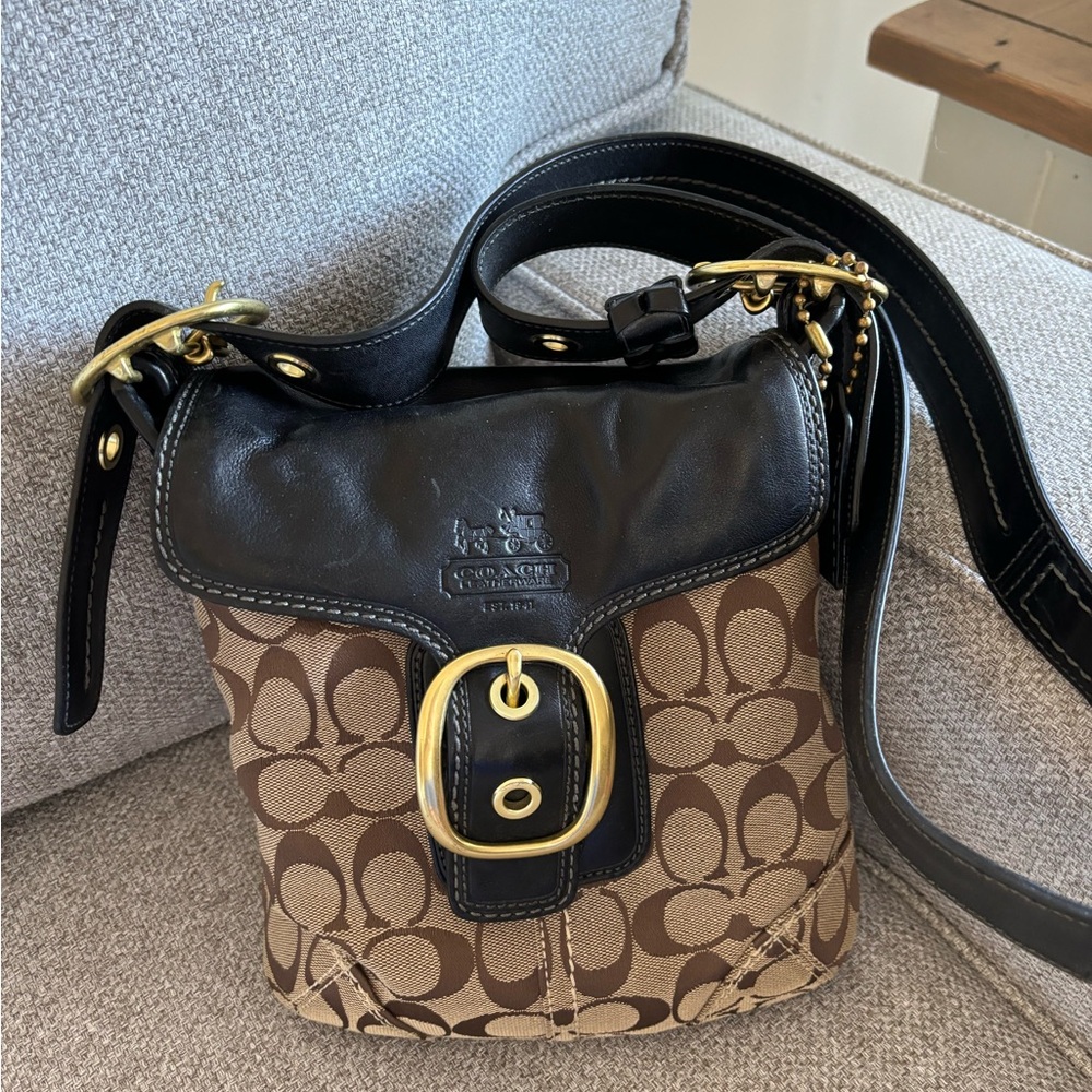 Coach shoulder or crossbody bag. Gently used and in great shape